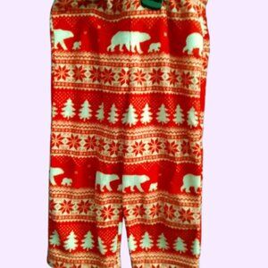 Wondershop at Target kids sleepwear Christmas bear tree snowflakes pants pj paja
